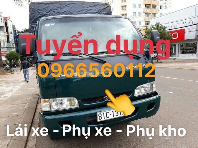CẦN tuyển 5 tài xế b2/c. 20 phụ lơ xe và bốc xếp xếp kho